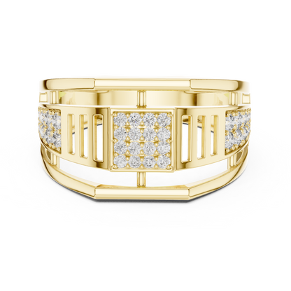 Round Halo Lab Grown Diamond Ring