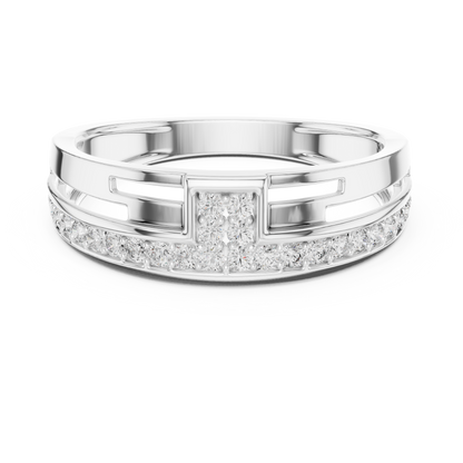 Round Channel Lab Grown Diamond Ring