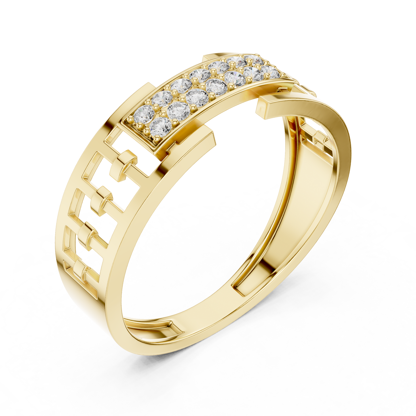 Round Halo Lab Grown Diamond Ring