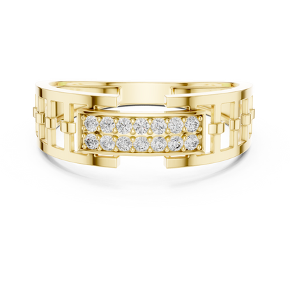 Round Halo Lab Grown Diamond Ring