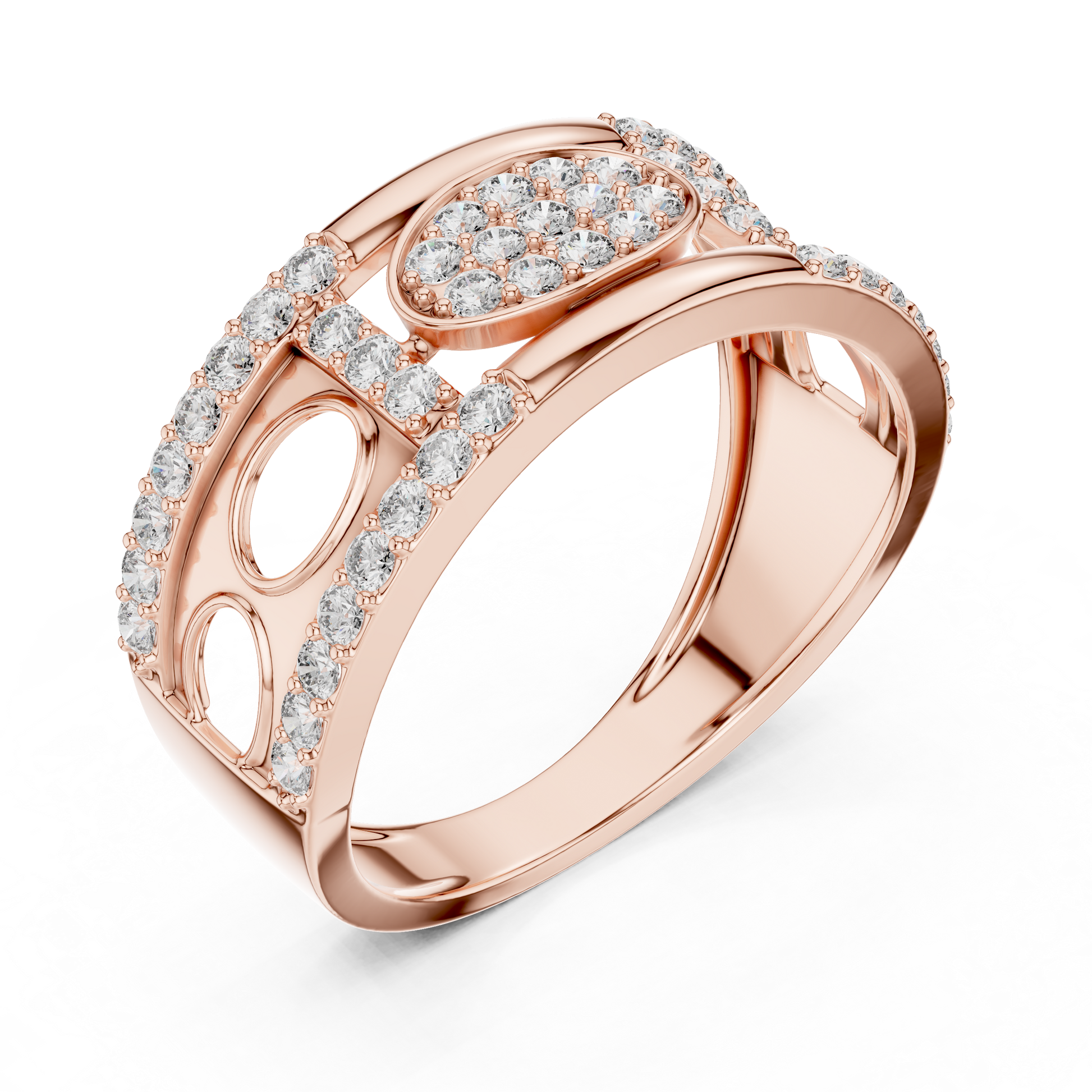 Round Halo Lab Grown Diamond Ring