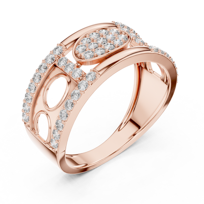 Round Halo Lab Grown Diamond Ring
