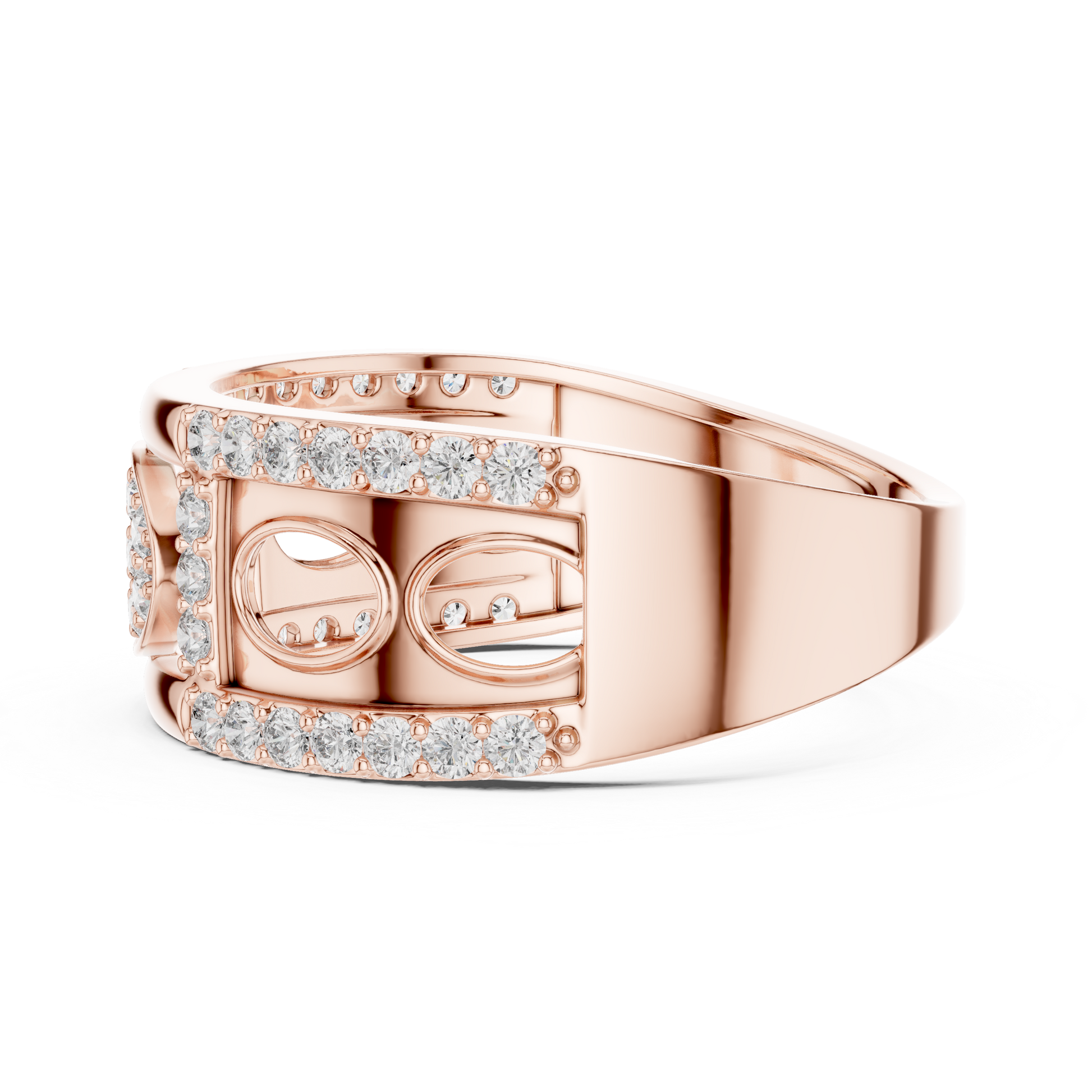 Round Halo Lab Grown Diamond Ring