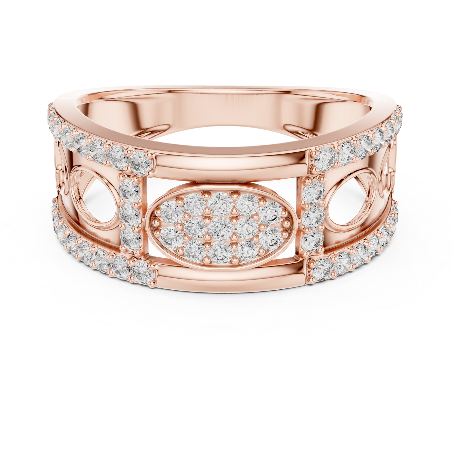 Round Halo Lab Grown Diamond Ring