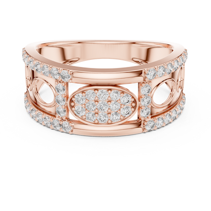 Round Halo Lab Grown Diamond Ring
