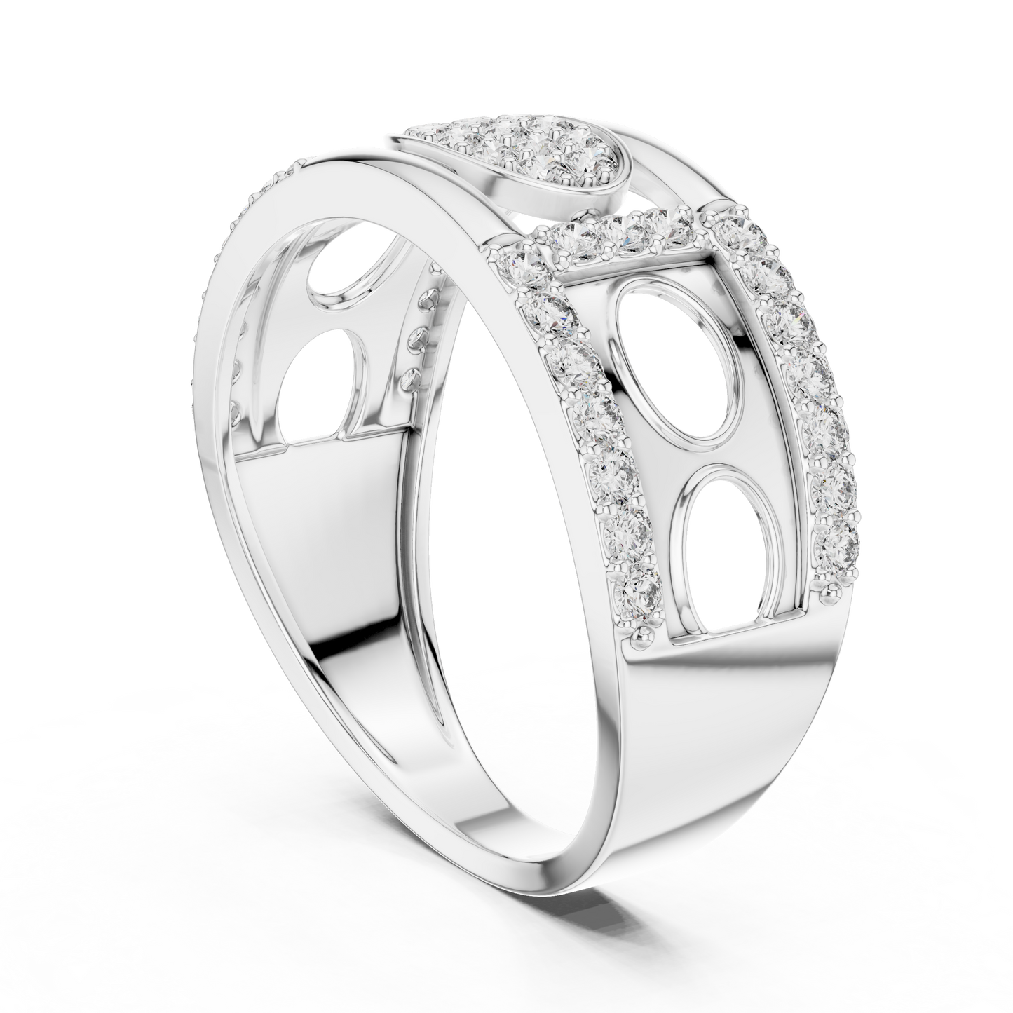 Round Halo Lab Grown Diamond Ring