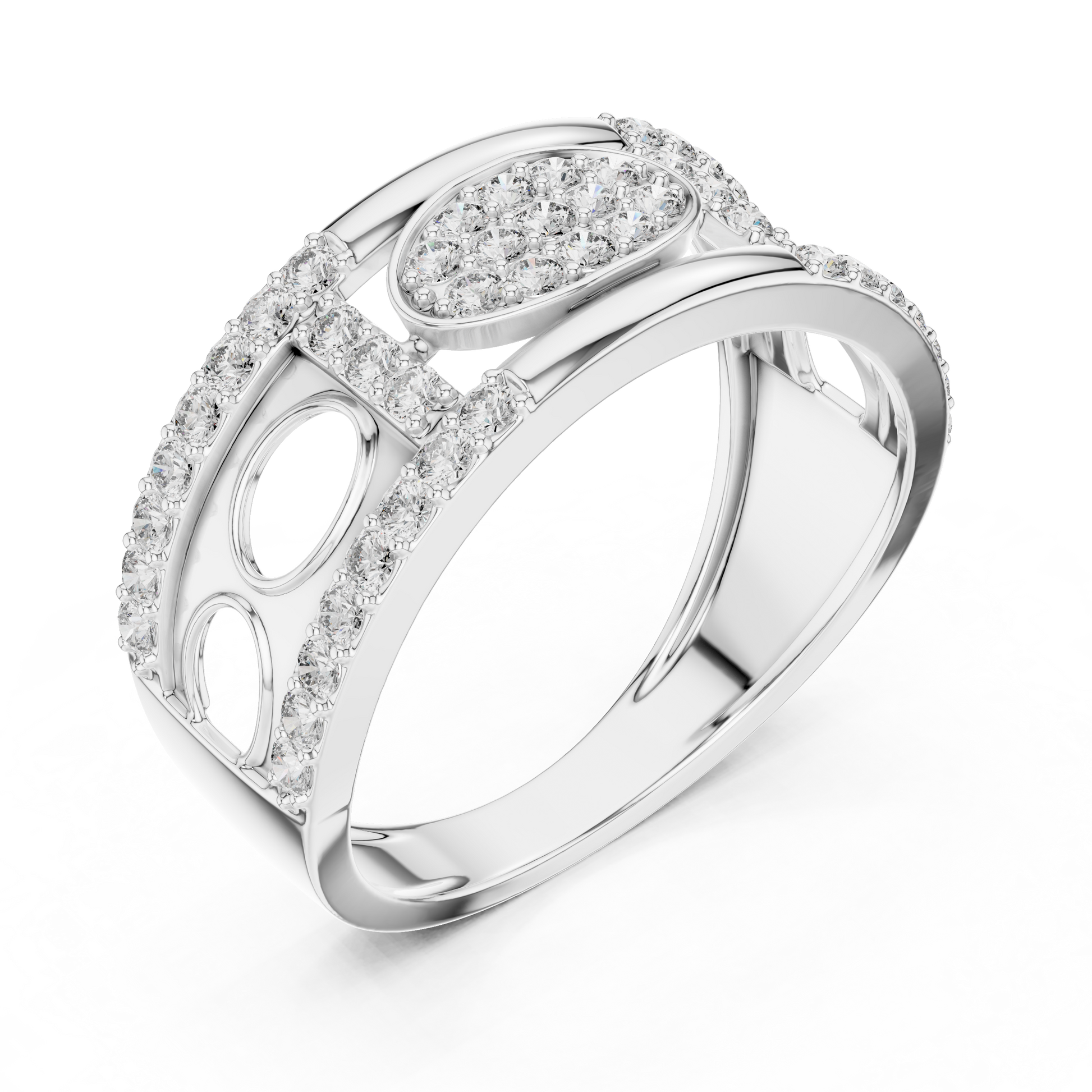 Round Halo Lab Grown Diamond Ring