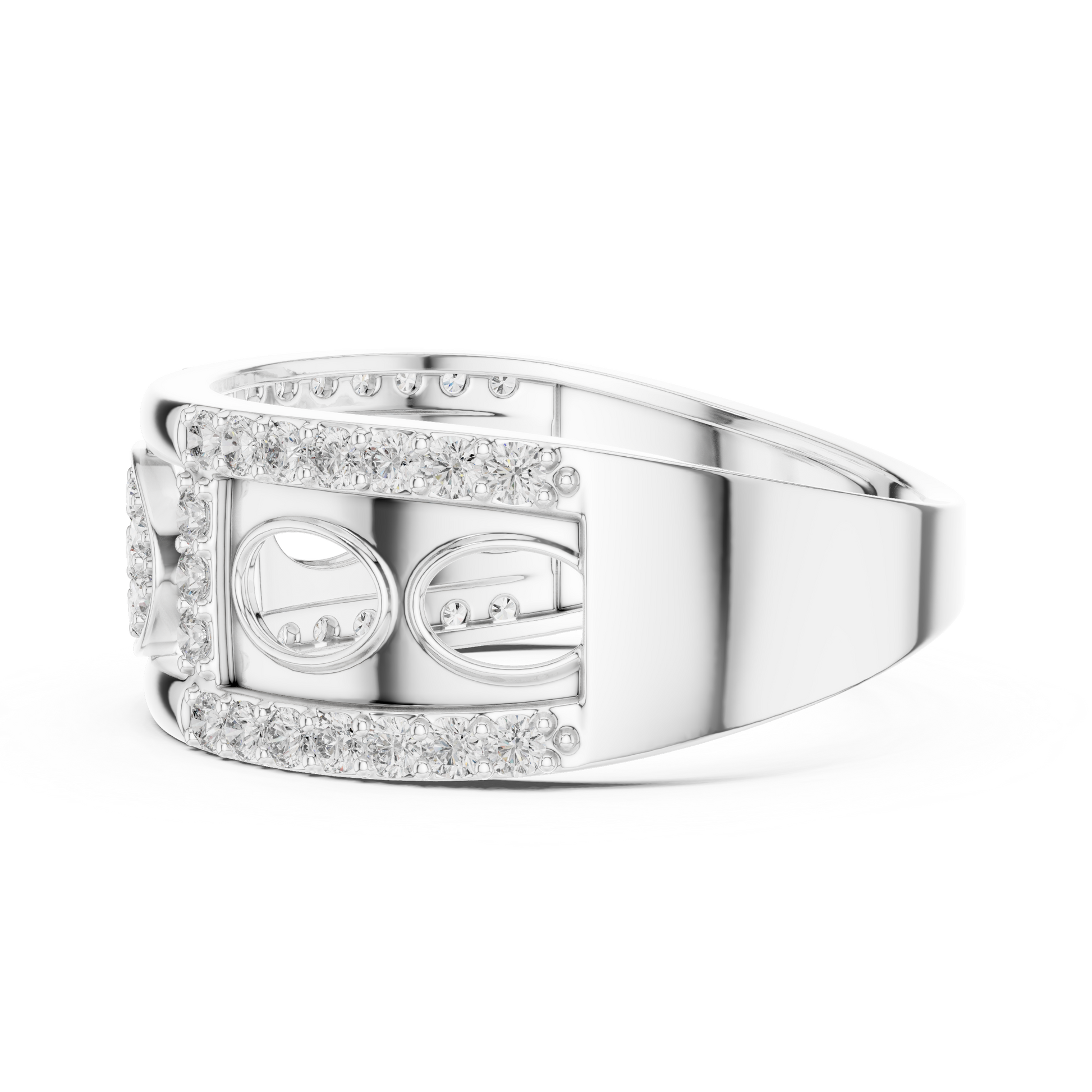 Round Halo Lab Grown Diamond Ring