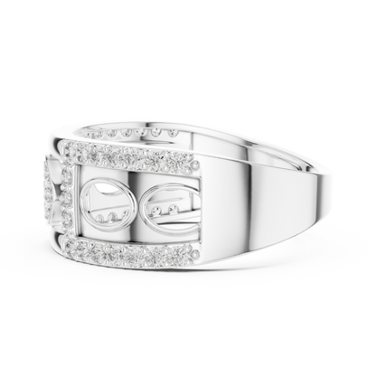 Round Halo Lab Grown Diamond Ring