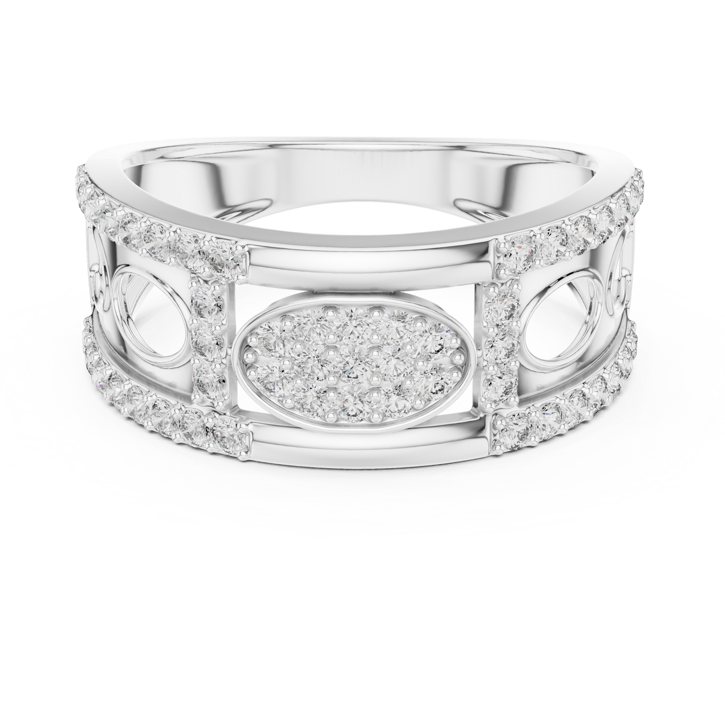 Round Halo Lab Grown Diamond Ring