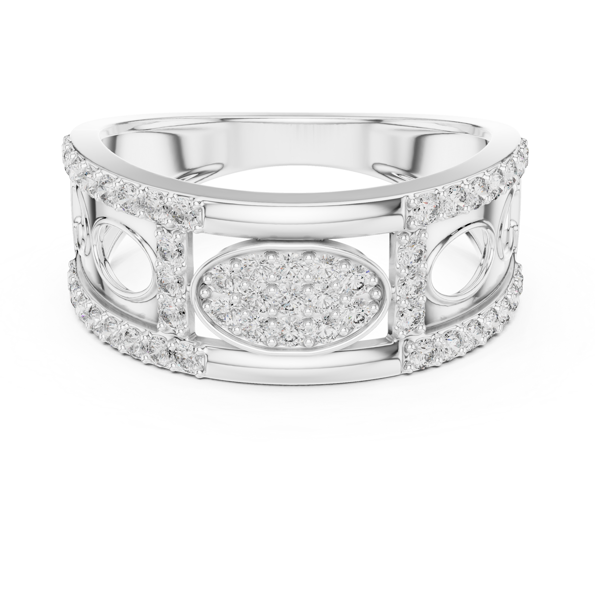 Round Halo Lab Grown Diamond Ring