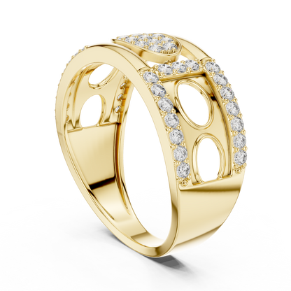 Round Halo Lab Grown Diamond Ring
