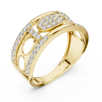 Round Halo Lab Grown Diamond Ring