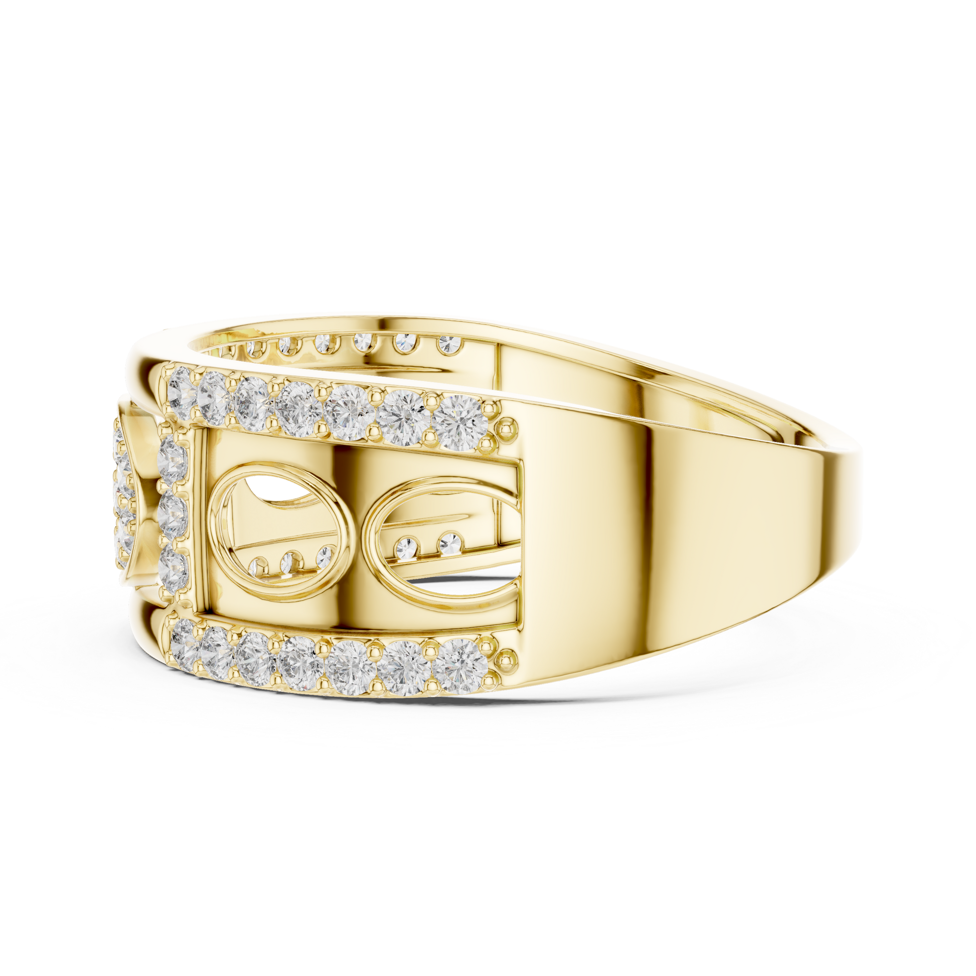 Round Halo Lab Grown Diamond Ring