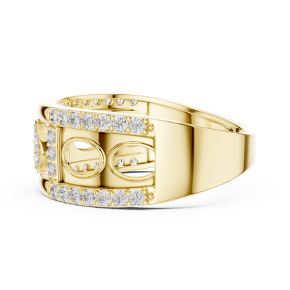 Round Halo Lab Grown Diamond Ring