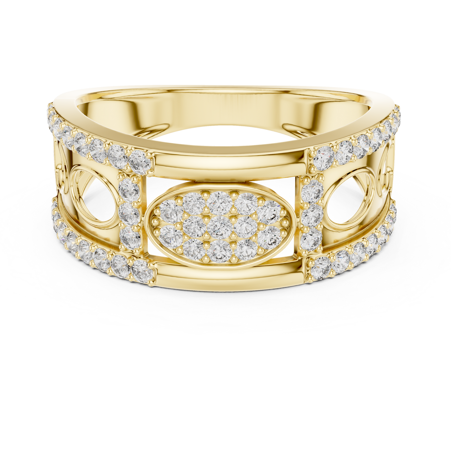 Round Halo Lab Grown Diamond Ring