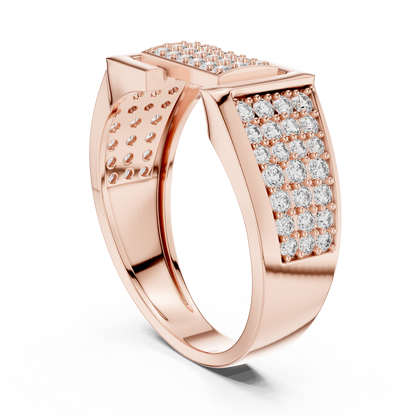Mixed Shape Lab Grown Diamond Pave Ring