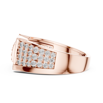 Mixed Shape Lab Grown Diamond Pave Ring