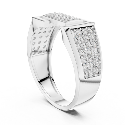 Mixed Shape Lab Grown Diamond Pave Ring