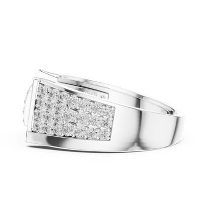Mixed Shape Lab Grown Diamond Pave Ring