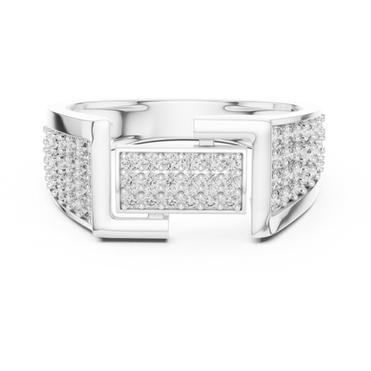 Mixed Shape Lab Grown Diamond Pave Ring