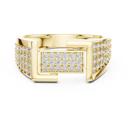 Mixed Shape Lab Grown Diamond Pave Ring