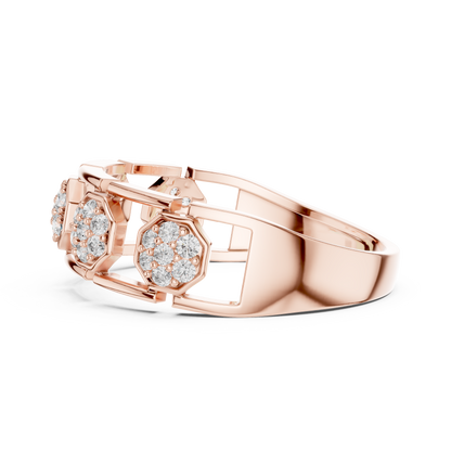 Mixed Shape Lab Grown Diamond Halo Ring