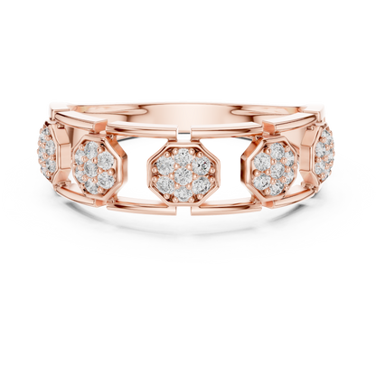 Mixed Shape Lab Grown Diamond Halo Ring