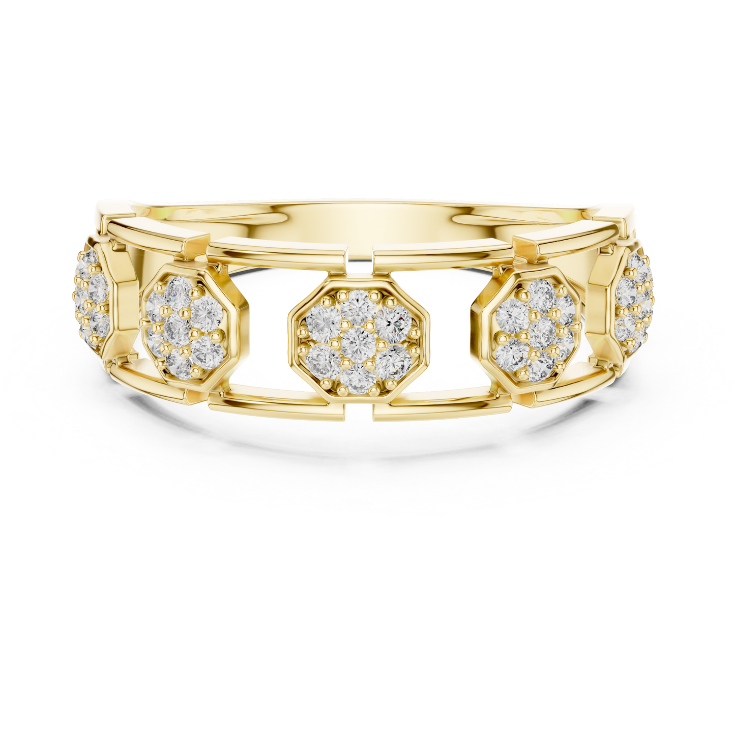 Mixed Shape Lab Grown Diamond Halo Ring