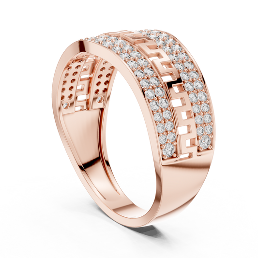 Round Halo Lab Grown Diamond Ring