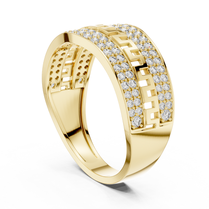Round Halo Lab Grown Diamond Ring