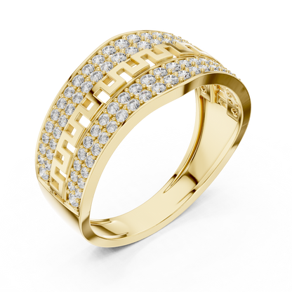 Round Halo Lab Grown Diamond Ring