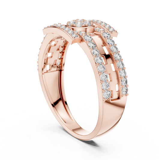 Mixed Shape Lab Grown Diamond Halo Ring