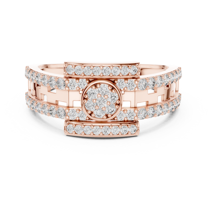 Mixed Shape Lab Grown Diamond Halo Ring