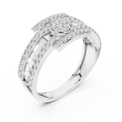 Mixed Shape Lab Grown Diamond Halo Ring