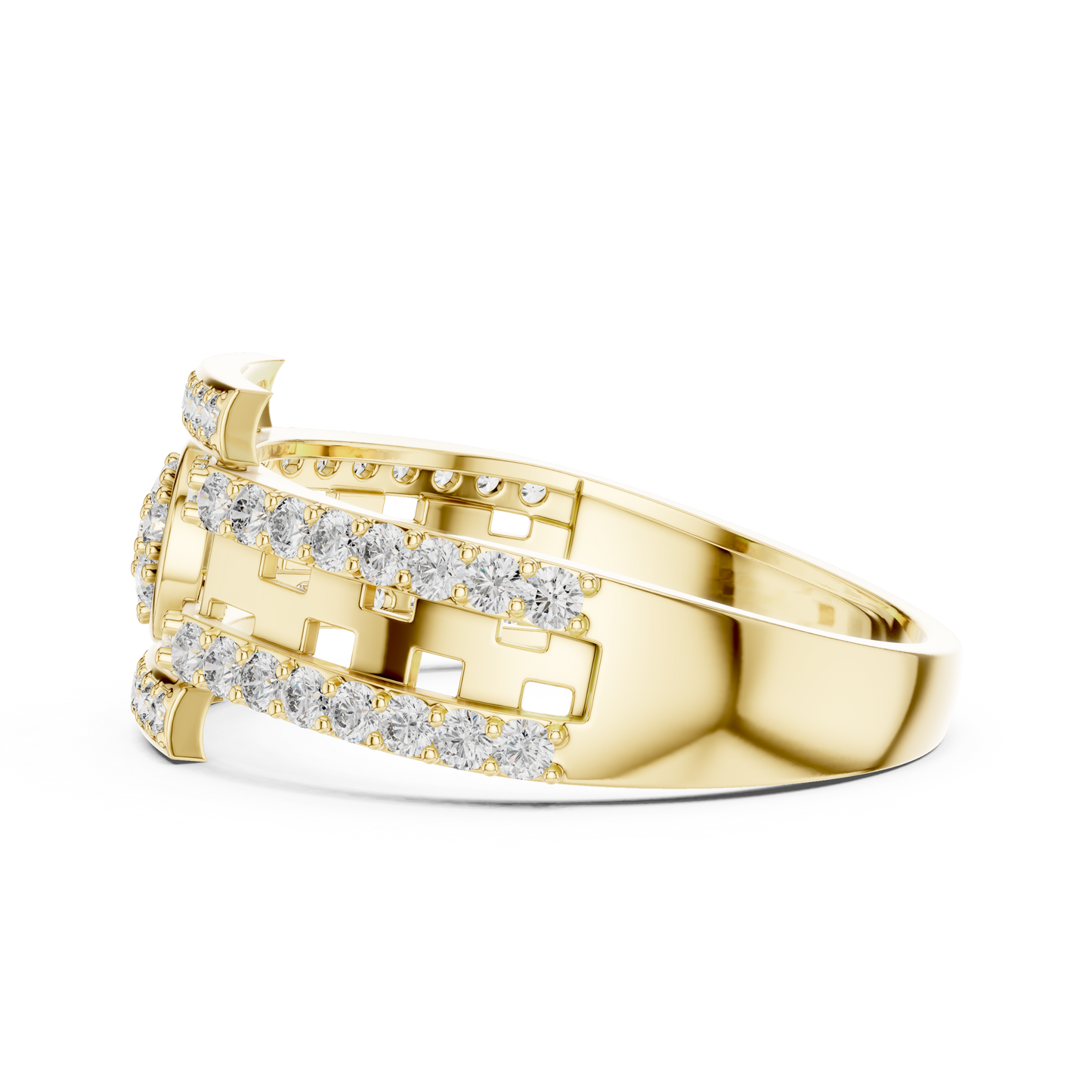 Mixed Shape Lab Grown Diamond Halo Ring