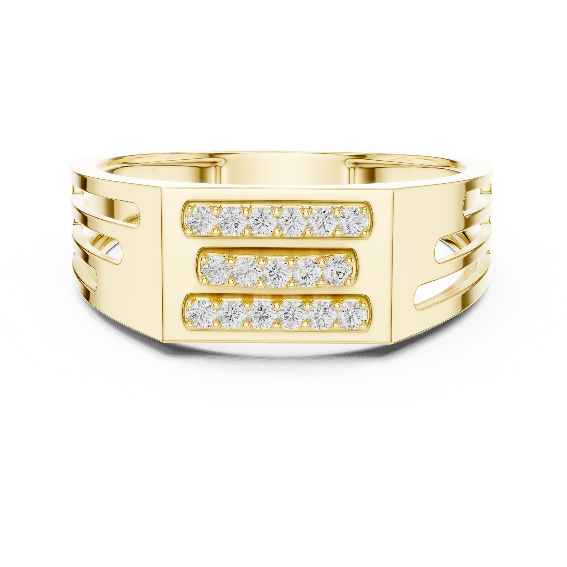 Round Halo Lab Grown Diamond Ring