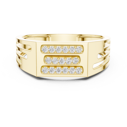 Round Halo Lab Grown Diamond Ring