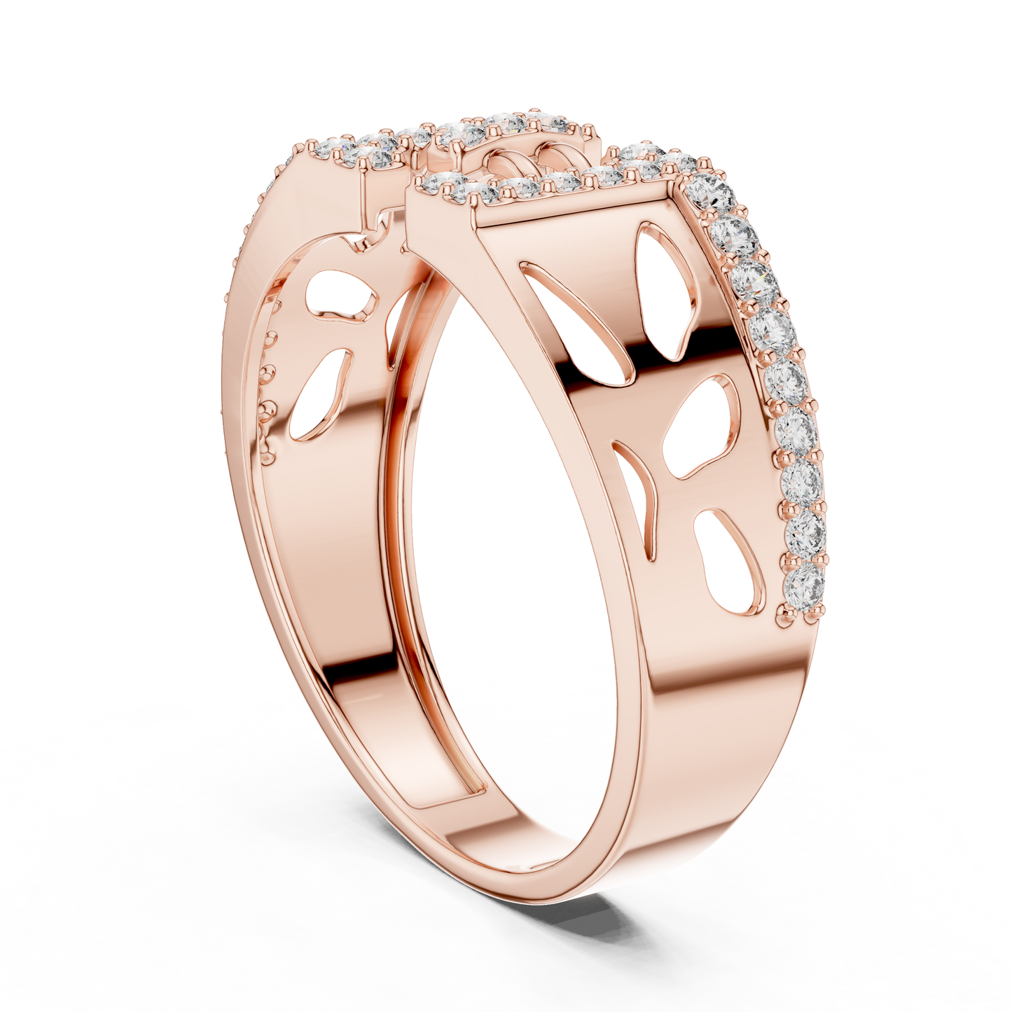 Round Halo Lab Grown Diamond Ring