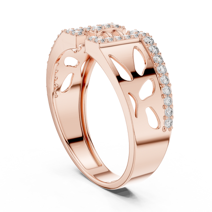 Round Halo Lab Grown Diamond Ring