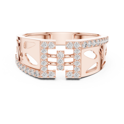 Round Halo Lab Grown Diamond Ring