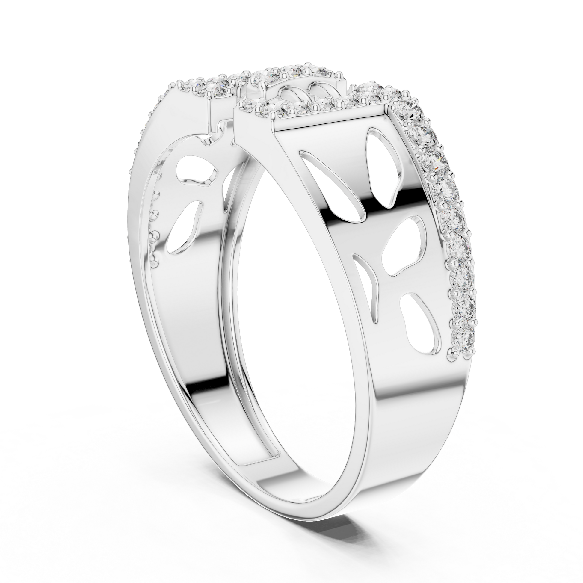 Round Halo Lab Grown Diamond Ring