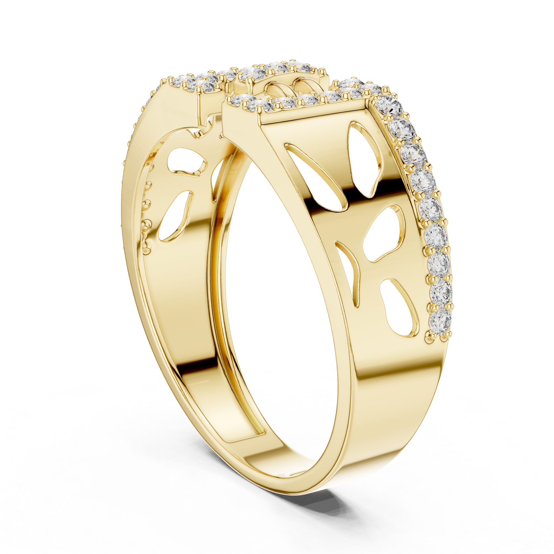 Round Halo Lab Grown Diamond Ring