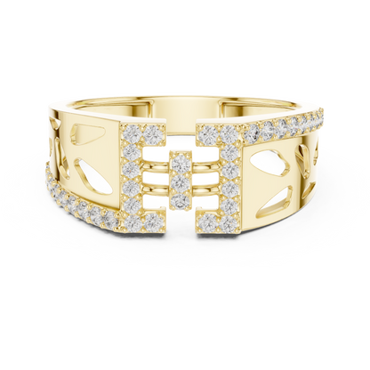 Round Halo Lab Grown Diamond Ring