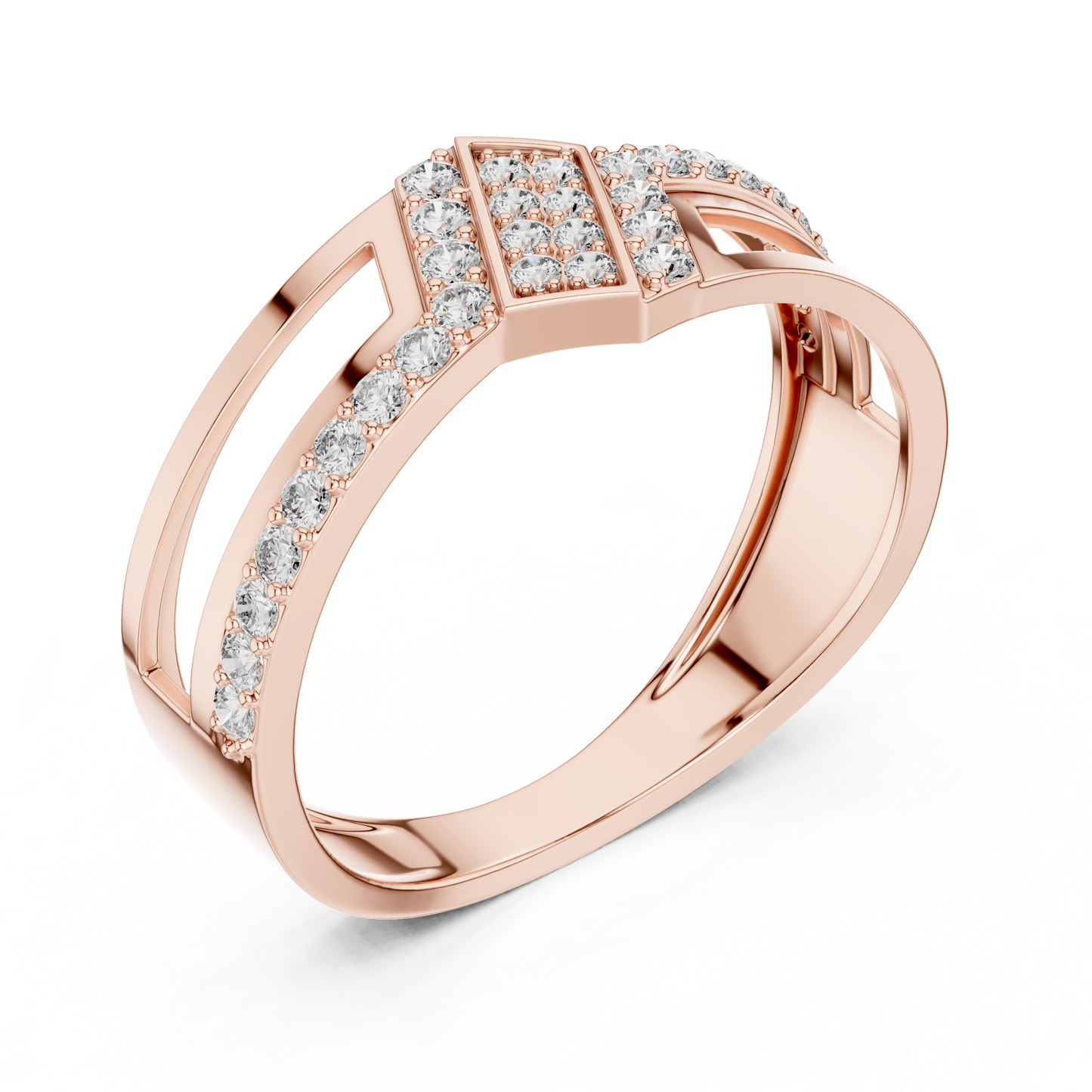 Round Halo Lab Grown Diamond Ring