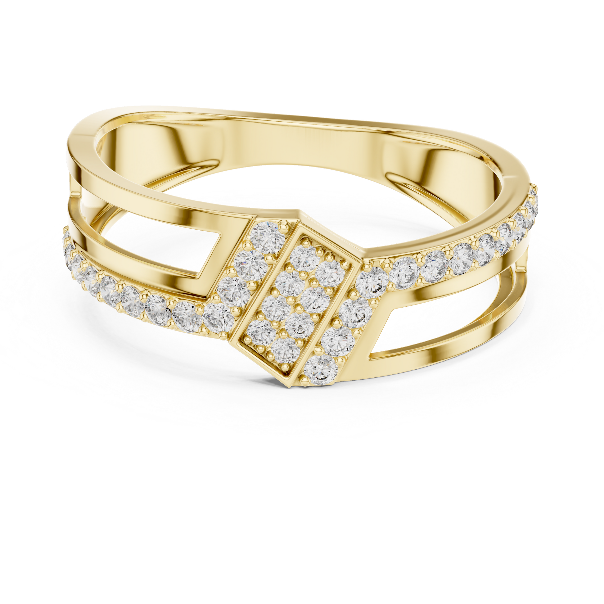 Round Halo Lab Grown Diamond Ring