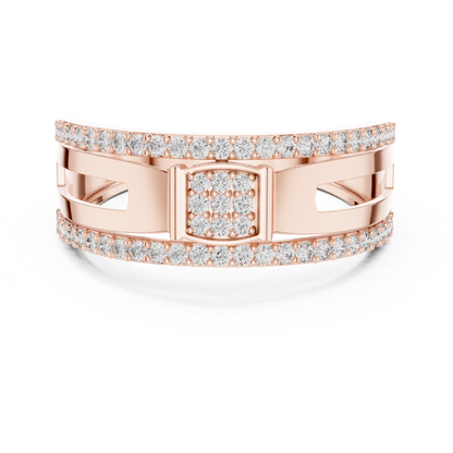 Mixed Shape Lab Grown Diamond Halo Ring