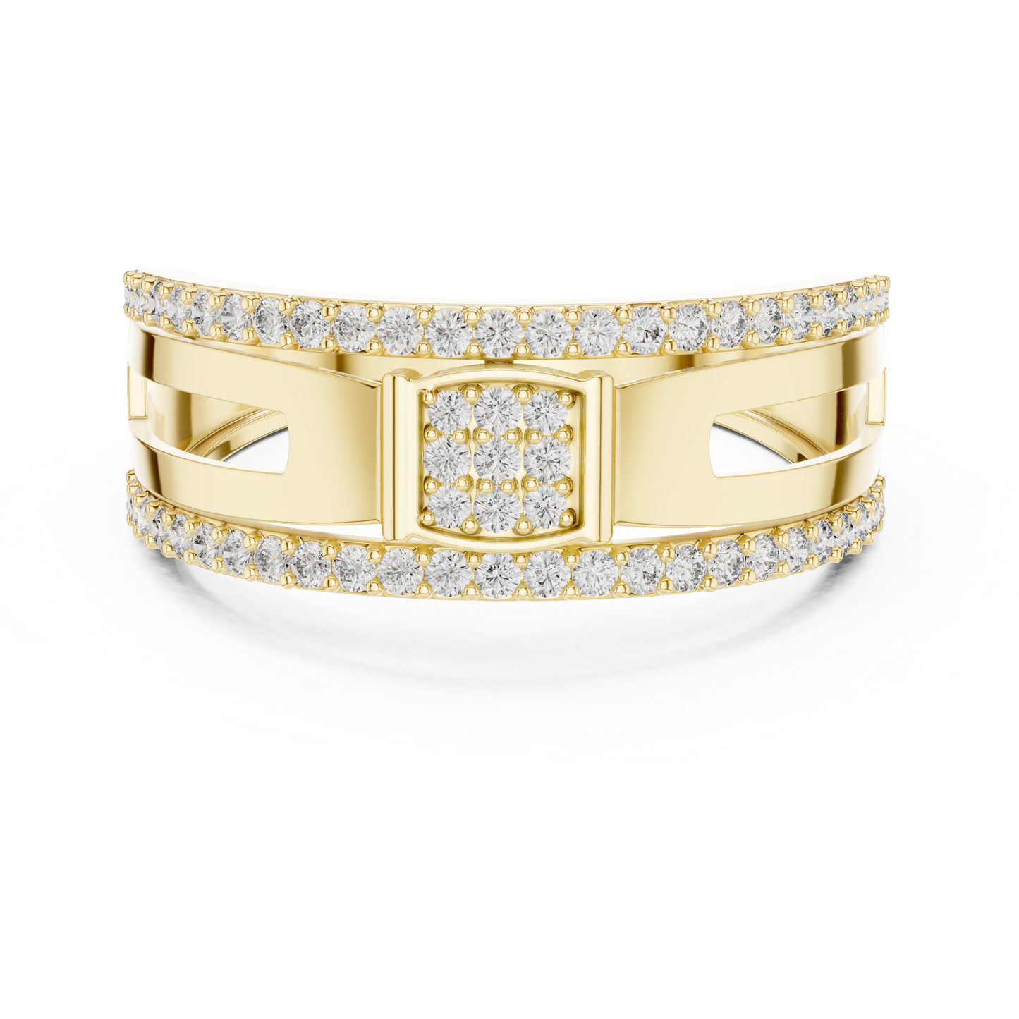 Mixed Shape Lab Grown Diamond Halo Ring