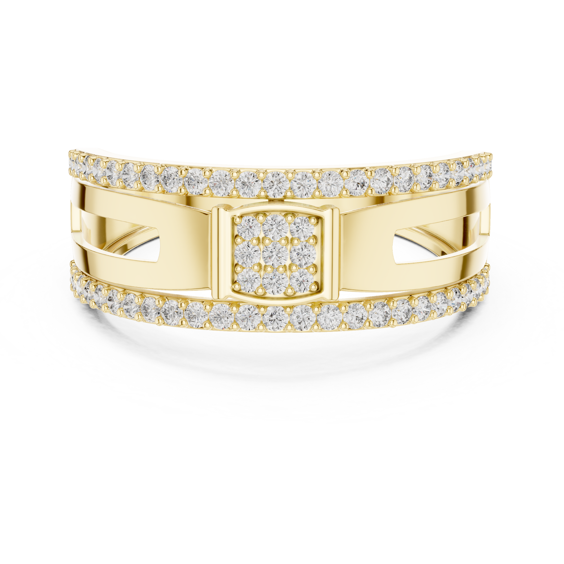 Mixed Shape Lab Grown Diamond Halo Ring