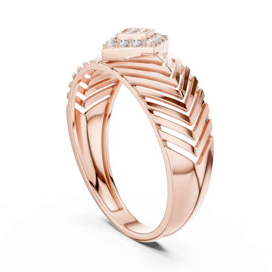 Mixed Shape Lab Grown Diamond Halo Ring